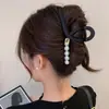 Elegante pinza para el pelo de tamaño grande para cabello grueso, pinza para el pelo simple nueva, pinza de tiburón para la parte posterior de la cabeza, accesorio para el pelo de cachorro de dibujos animados con galleta