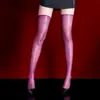 Medias de Tirantes con Estampado de Mariposa 3D Aurora, Ultradelgadas, Brillantes, Sedosas, Sexy, Puramente Seductivas, Divertidas, Negras hasta la Rodilla para Mujer