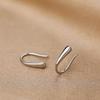 Aretes Colgantes de Plata de Ley S999 de Shenzhen para Mujer, Verano Nuevo, Nicho, Sensación de Alta Gama, Aretes de Plata Viento Frío
