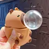 Capivara me assustou, Soltando Bolhas, Chaveiro Anti-Estresse, Pingente de Mochila, Chaveiro de Casal, Pequeno Presente