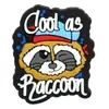Imán de Nevera de Goma Suave de PVC de Dibujos Animados con Forma de Mapache, Adhesivo Decorativo de Animal Lindo para Nevera, Adhesivo Magnético Creativo DIY, Venta al por Mayor
