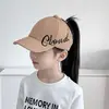 Gorra de Béisbol para Padres e Hijos, Gorra Infantil, Sencilla de Color Sólido, Visera Suave, Ala Ancha, Protección Solar, Versátil Gorra de Béisbol
