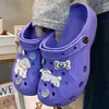 Nuevos Zuecos de Verano para Uso en Exteriores, Lindos Zapatos de Enfermera de Dibujos Animados de Tacón Bajo, Nuevas Sandalias Cerradas Transpirables de Pareja 2026