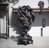 Adorno Natural de Piedra Taihu Piedra Cruda Piedra Decorativa Pequeña de Paisaje Estilo Chino Piedra Tradicional Lingbi Leide Zhu
