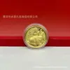 Monedas de Oro Puro 999 Personalizadas con Logo Corporativo, Populares Doce Signos del Zodíaco Conmemorativas, Regalos Corporativos de Alta Gama Disponibles para Venta al por Mayor