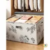 Caja de Almacenamiento de Ropa para el Hogar, Ropa de Temporada, Apilable, Plegable, Caja Organizadora, Armario de Dormitorio, Colchas, con Tapa, Almacenamiento