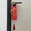 Día importante manija de puerta colgante boda adornos para la habitación de bodas papel mi familia está feliz accesorios de ambiente de boda diseño