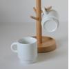 Impresso LOGO japonês retro cerâmica copo de água copo de leite empilhamento xícara de café caneca de publicidade personalizada