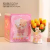 Ramo de tulipanes, decoración de mesa de resina, regalo para el Día del Maestro, arreglo floral para vinoteca, maceta de suculentas para mamá