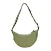 Nova bolsa tiracolo versátil e leve de tecido de nylon, estilo casual e moderno, 2026, para mulheres, bolsa tipo bolinho de grande capacidade, bolsa de ombro para o dia a dia