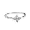 Anillo de Trébol de Cuatro Hojas de Plata de Ley S925 para Mujer, Diseño de Nicho Fino y Exquisito, Sensación de Alta Calidad, Anillo para el Dedo, Elegante Pulsera Versátil