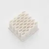 Organizador de ungüentos y cremas con compartimentos en forma de ola, estante de almacenamiento de escritorio para tubos pequeños, estante clasificador de tubos de medicamentos y cosméticos