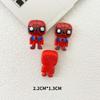 Accesorios de resina de superhéroe de dibujos animados brillante, Hulk, Iron Man, Spiderman, funda de teléfono DIY, pinza para el cabello, decoración