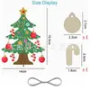 Adornos Navideños de Madera 3D Transfronterizos Decoración para Graffiti DIY Adornos Colgantes Creativos Navideños Decoración