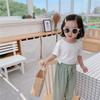 Roupas infantis da Coreia do Sul primavera e verão 2024 calças à prova de mosquitos para meninos e meninas calças de perna larga calças frescas infantis calças infantis de seda gelada calças