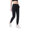Pantalones Deportivos para Mujer Fitness Secado Rápido Pantalones para Correr Brocado a Doble Cara Desnudo Primavera y Otoño Bolsillo con Cremallera Pantalones Elásticos Casuales