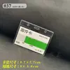 Porta credencial de trabajo transparente con clip, porta gafete suave, porta credencial de acceso para permiso de trabajo de empleado, porta credencial de estudiante con clip
