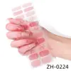 Zhengxiang comércio exterior transfronteiriço quente 22 filme de esmalte adesivos de unha Europa e Estados Unidos adesivos de unha com bronzeamento adesivos de unha 3D imitação de diamante