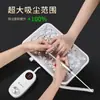 Amdmg Turbina de Manicura Silenciosa Ultra Delgada Ventilador Doble Aspiradora Gran Succión Pulido Eliminación de Uñas Máquina de Polvo Aspiradora