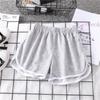 Shorts Esportivo Feminino Verão Roupa Externa Corrida Cintura Alta Aparência Magra Versátil Estilo Coreano Casual Linha A Três Pontos Hot Pants Solto Ins Tendência