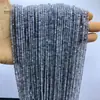 2*2mm Piedra Natural Brillante Cubo de Azúcar Cuentas Sueltas Piedra Natural Facetada Tridimensional Cuadradas Pequeñas Cuentas para Manualidades Joyería Cuentas Brillantes
