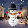 Papai Noel Inflável Transfronteiriço de 1,8 m com Luz LED Emissora de Luz Modelo Inflável de Natal Ornaments para Pátio Adereços Decorativos