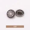 Botones cosidos a mano para camisas florales, abrigos estilo Chanel, ropa vintage, gabardinas, suéteres y botones metálicos de punto