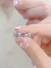 Anel de Amor Diamante Roxo Nicho ins Suave Encaixe Namorada Abertura para Duas Pessoas Anel Ajustável Anel de Dedo Comida Simples