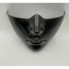 Máscara de rosto inteiro com contornos faciais perfeitos, cosplay biomimético, estilo sci-fi de Halloween, máscara facial semi-cobertura
