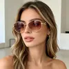 Gafas de Sol Hexagonales de Metal Pequeñas Personalizadas Estilo Urbano Europeas y Americanas Protección Solar para Exteriores de Moda Tendencia Versátiles