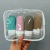 Dispensadores de Garrafa de Shampoo Atacado Transfronteiriço, Garrafas de Silicone para Apertar para Gel de Banho e Loção, Sub-Garrafas para Viagem e Viagem de Negócios