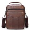 Bolsa masculina de couro legítimo bolsa crossbody de alta qualidade Sense Top Layer couro bovino grande capacidade bolsa de couro macio portátil bolsa masculina bolsa crossbody de ombro único