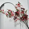Vale Huaxi 2026 Novos Produtos Série Vermelha Novidades Série de Alta Qualidade Cerimônia de Casamento Flor Artificial para Casamento Atacado