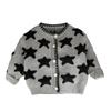 Conjunto Estiloso de Suéter Outono e Inverno para Meninas Estilo Coreano Moda Bebê Cardigan de Tricô Bebê Leggings Grossos Versáteis