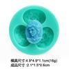 Tribunal Europeo Belleza Aceite Pintura al Óleo Molde de Silicona Arcilla Suave Yeso Resina Piedra Sabor Decorativa Molde para Galletas Dulces