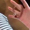 Esoterismo da Flor de Pessegueiro: Cheio de Vitalidade, Doce e Fresco Pulseira de Cristal Morango Pedra Natural, Pulseira Versátil de Pérola de Água Doce