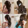 Pinza de Plátano Plisada de Gasa, Pinza Vertical para Mujer, Estilo de Verano de Alta Gama, Pinza Elegante y Suave para la Parte Posterior de la Cabeza, Accesorio para el Cabello
