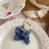 Diadema de Cuadros para Niños Cuerda para el Pelo Dulce de Niña Goma Elástica de Alta Gama Diadema Accesorios para el Cabello Pasador