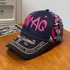 Primavera y Verano Nueva Llegada Gorro Estampado Gorra de Béisbol Coreana Moda Casual Letra Bordada Sombrero Protector Solar para Exterior
