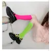 Meias 3/4 Lolita Meias de Veludo Primavera e Verão Estilo Japonês Cos Meias de Cano Médio Meias JK Pretas Meias Coloridas Meias Vermelhas Grandes
