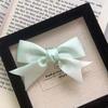 Sweet Bow Fresh Mint Mambo Green Hairpin Franjas fofas Duckbill Clip Acessórios para cabelo Headdress Stall One Yuan Lot