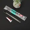 Suministros de Hotel Cepillo de Dientes Desechable, Peine, Set de Pasta de Dientes, Artículos de Tocador Desechables Dos en Uno