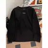 Sudadera retro de estilo japonés de alta gama con costuras de contraste y cuello redondo para hombre, otoño 2026, holgada, casual, con hombreras, resistente, marca de moda de tendencia