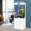 Nuevo Modelo de Acuario para Sala de Estar, Filtración Vertical de Fondo para el Hogar, Tanque Cuadrado Pequeño y Mediano, Diseño Ecológico de Una Pieza, No Necesita Cambiar el Agua, Metabo