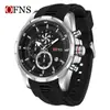 Reloj de Cuarzo para Hombre O'Fani Pequeño Cronógrafo de Tres Agujas Reloj de Cuarzo para Hombre Calendario Multifuncional Resistente al Agua Reloj de Pulsera