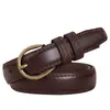 Cinturón de Cuero Pequeño Versátil Minimalista para Mujer, Cinturón de Jeans, Cinturón para Pantalones, Estilo Ins Versión Coreana, Delgado Retro Decorativo para Vestido Traje