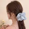 Scrunchie Grande de Bolinhas para Mulheres com Toque Macio de Alta Qualidade, Elástico de Cabelo Scrunchie, Elástico para Rabo de Cavalo, Acessório de Cabelo