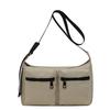Nova Bolsa de Nylon Estilo Coreano Feminina com Múltiplos Bolsos para o Dia a Dia Versátil Bolsa de Ombro Bolsa Transversal Casual da Moda para Estudante