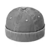 Nuevo Gorro de Hip-Hop de Moda, Versátil y Elegante Sombrero Casual para Hombres, Gorro de Sandía sin Visera de Algodón Lavado