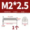 Tornillos de Cabeza Plana Delgada niquelados, de Forma Delgada, de Borde Delgado, Cabeza Plana Grande, Cabeza Plana Negra, Tornillos Phillips, Cabeza Plana M2M3M4M5M6